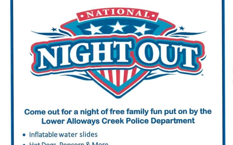 LACPD National Night Out Tuesday August 4, 2025
